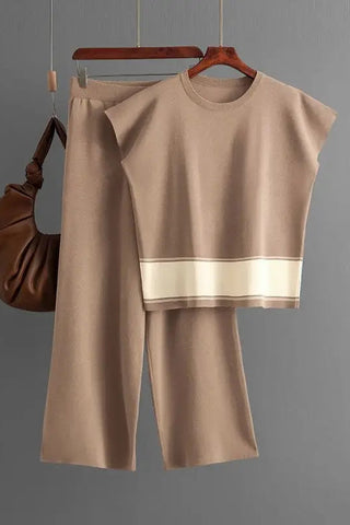 Knitted Wideleg Pants