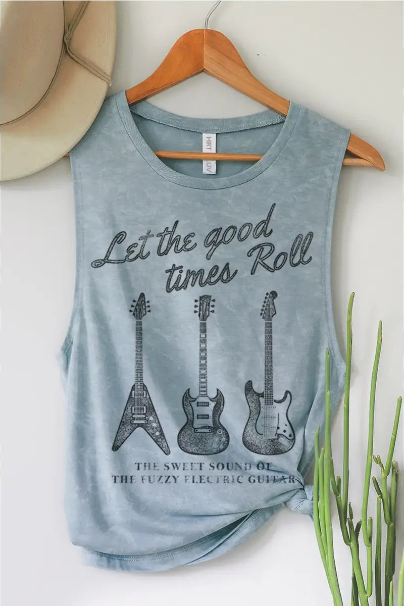Let the Good Times Roll Graphic Tank Top