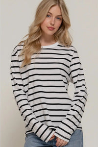Long Sleeve Stripe Tee