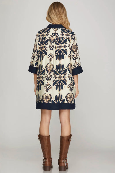 Print Pocket Dress