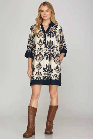 Print Pocket Dress