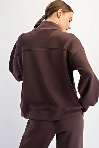 woman in sweatshirt 