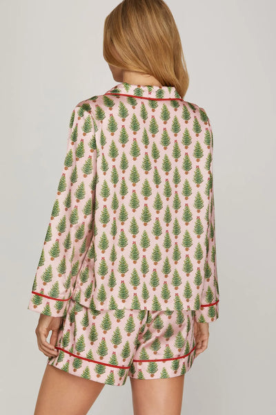 Christmas Tree Pajama Set