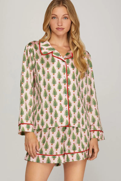 Christmas Tree Pajama Set