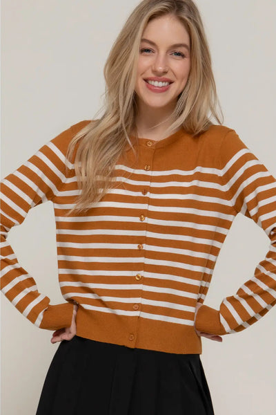 The Stripe Crew Cardi