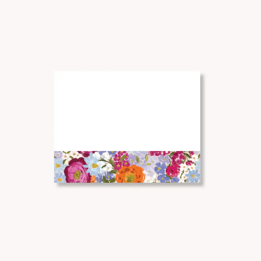 Floral patterned product on a white background