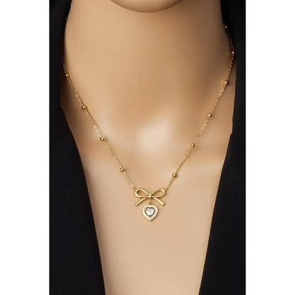 Bow Necklace