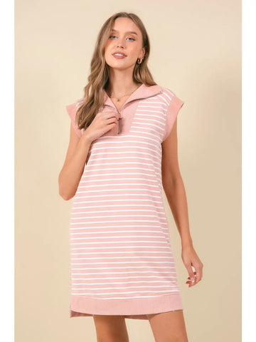 Striped French Mini Dress
