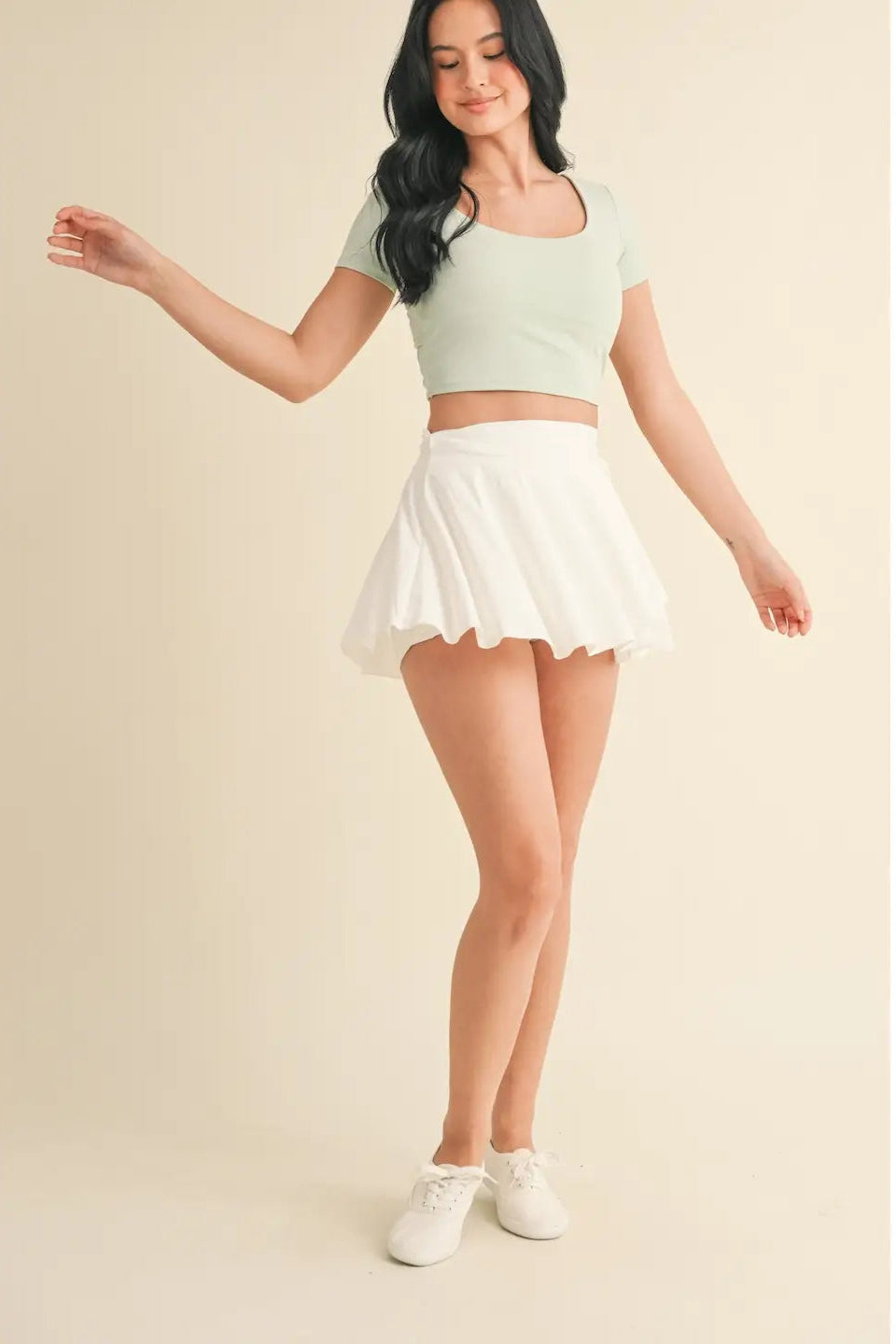 Twist Back Short Sleeve Top