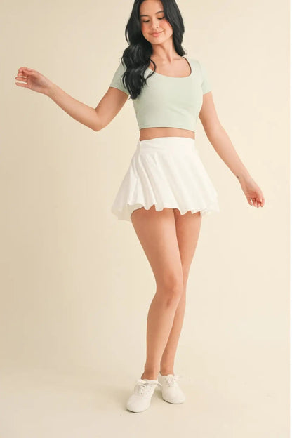 Twist Back Short Sleeve Top