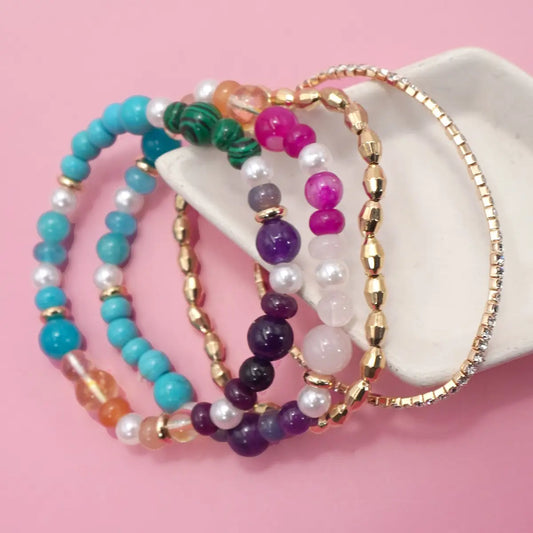 colorful bracelets