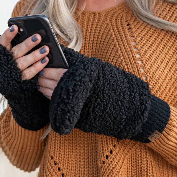 C.C Soft Sherpa Accessible Mittens