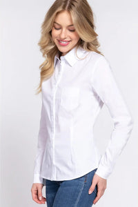 Stretch Poplin Shirt