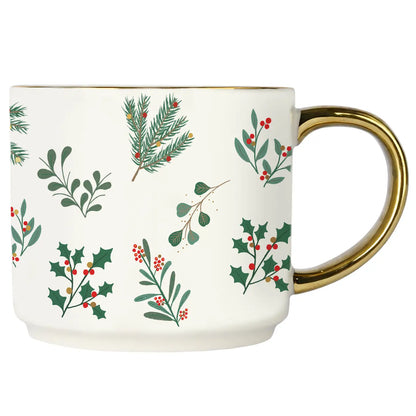 Holiday Greenery Coffee Mug