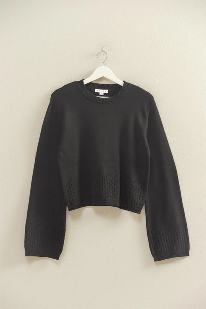 Eyelet Detailed Sweater