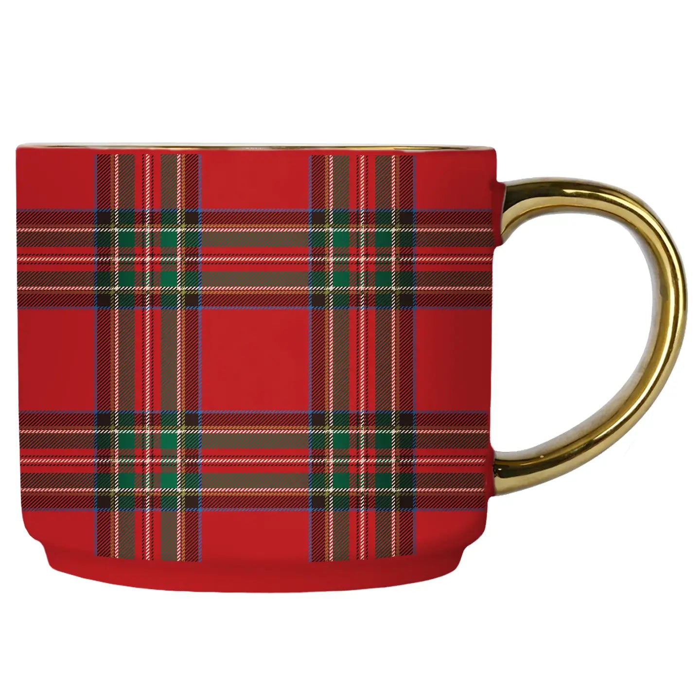 Red Plaid Coffee Mug