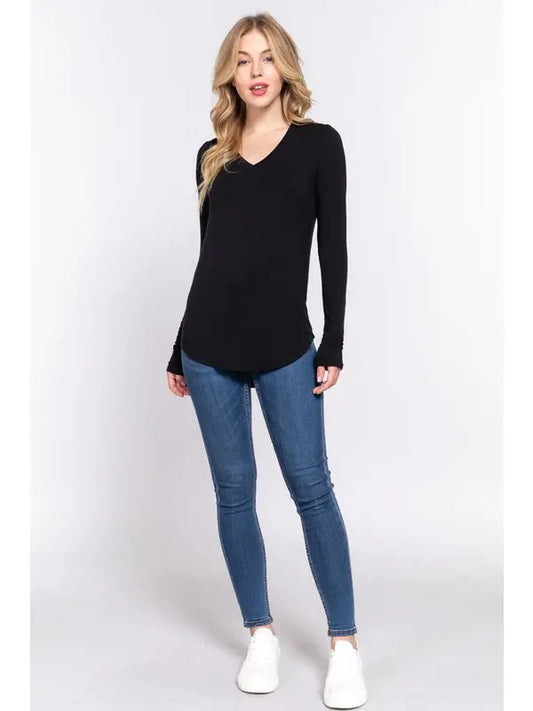 Long Sleeve Jersey Top