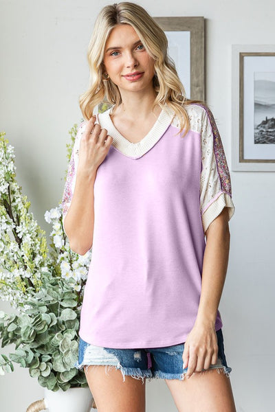 Floral Patchwork Top