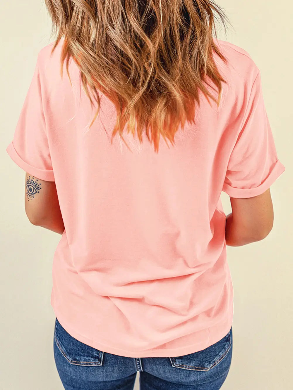 XOXO Sequin Heart Graphic Tee