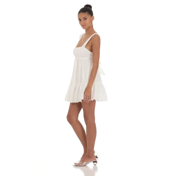 Floral Eyelet Dress