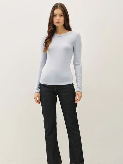 Round Neck Long Sleeve Top