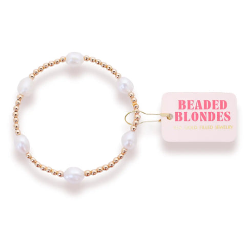 Pearl Poppi Bracelet in Gold