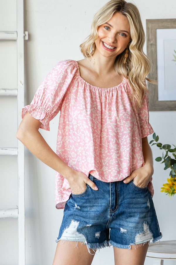 Floral Off Shoulder Top