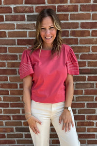 Rosette Stitch Blouse