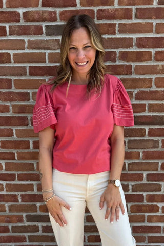 Rosette Stitch Blouse
