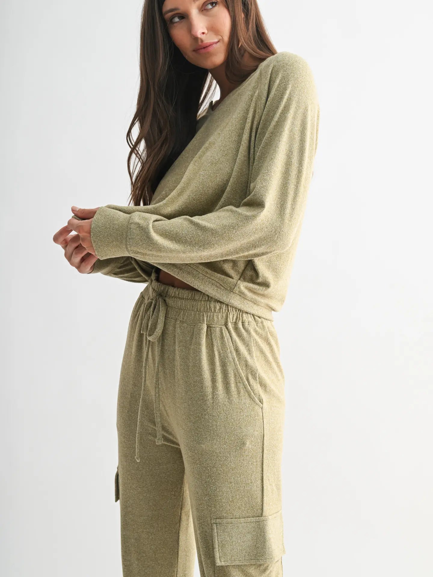 Brushed Hacci Lounge Henley