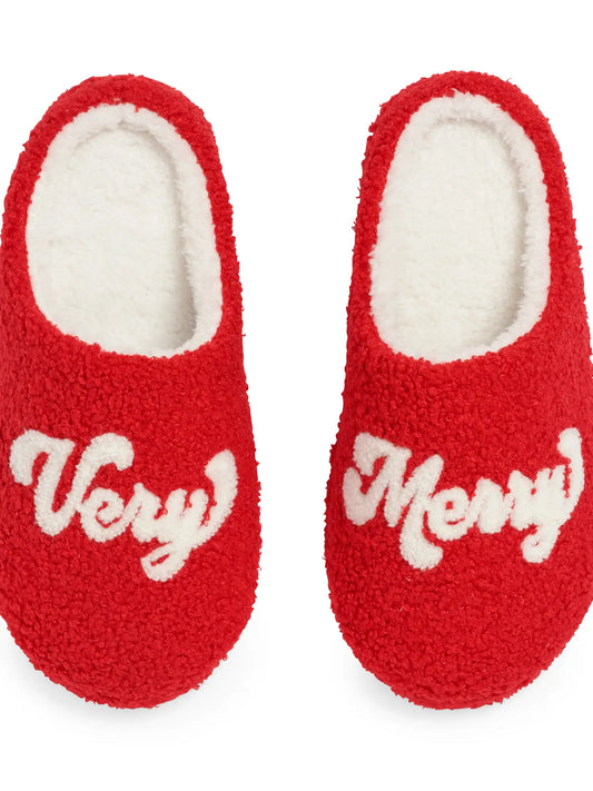 "Verry Merry" Slippers