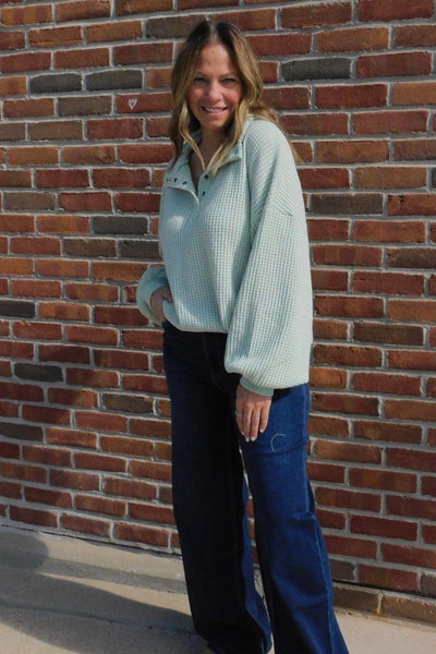 Waffle Knit Top