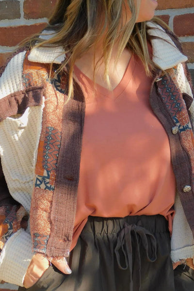 Paisley Knit Jacket