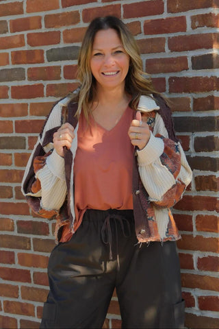 Paisley Knit Jacket