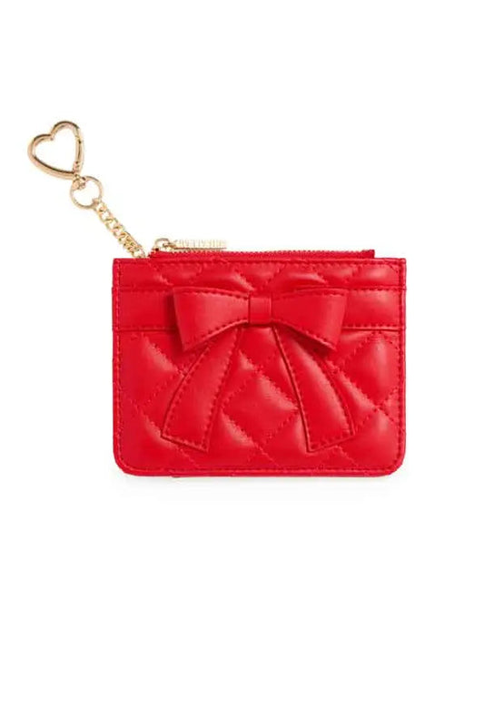 Quilted Bow Card Case