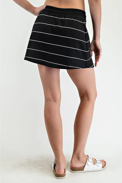 Everyday Luxe Stripe Skort