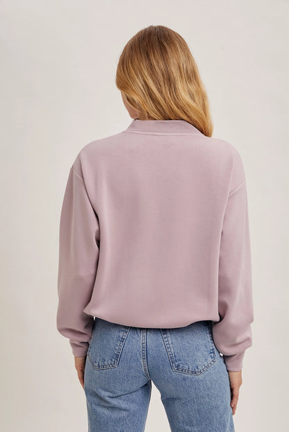 Drawstring Waist Pullover Top