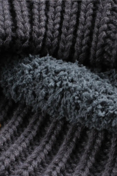 C.C Bold Faux Fur Accented Beanie