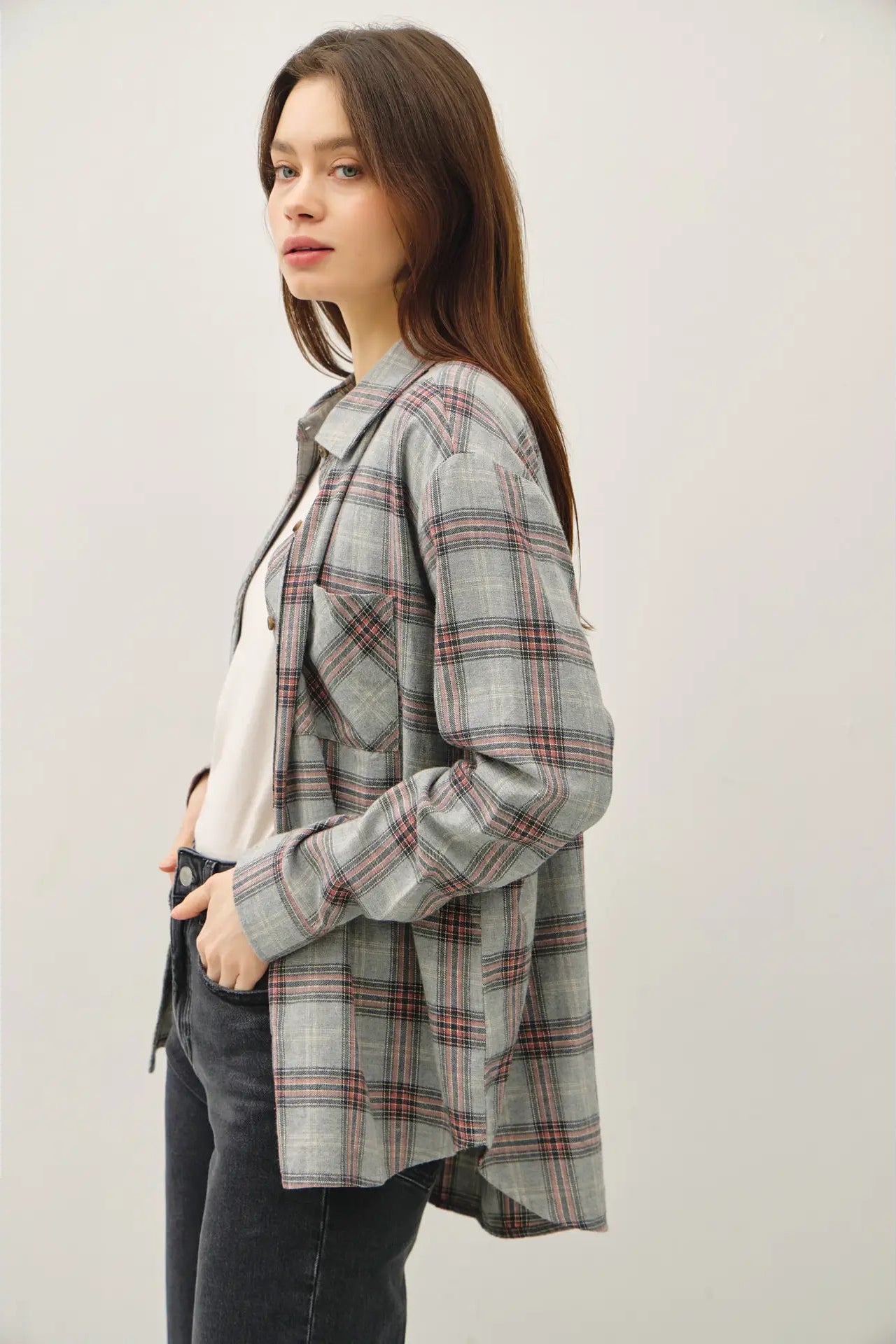 Ultra Soft Plaid Button Up