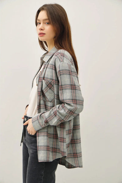 Ultra Soft Plaid Button Up
