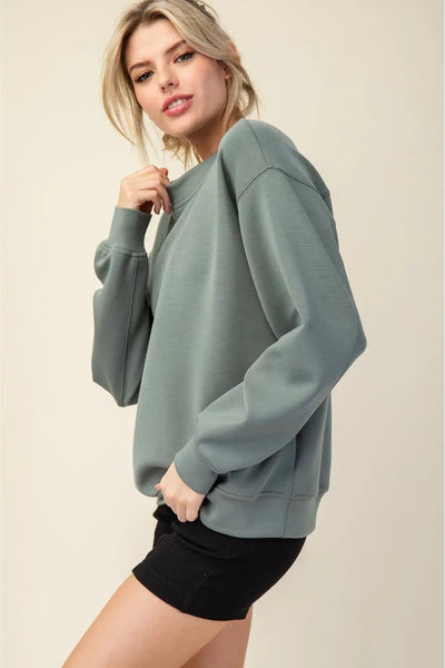 Mock Neck Pullover