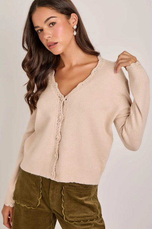 woman in cardigan and pants