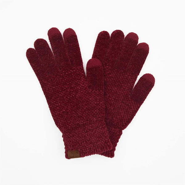 C.C Chenille Touchscreen Glove