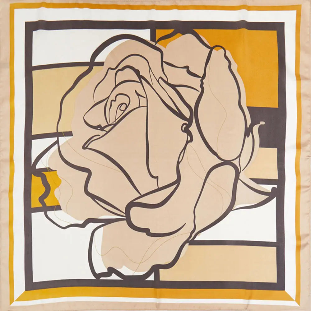 golden rose scarf
