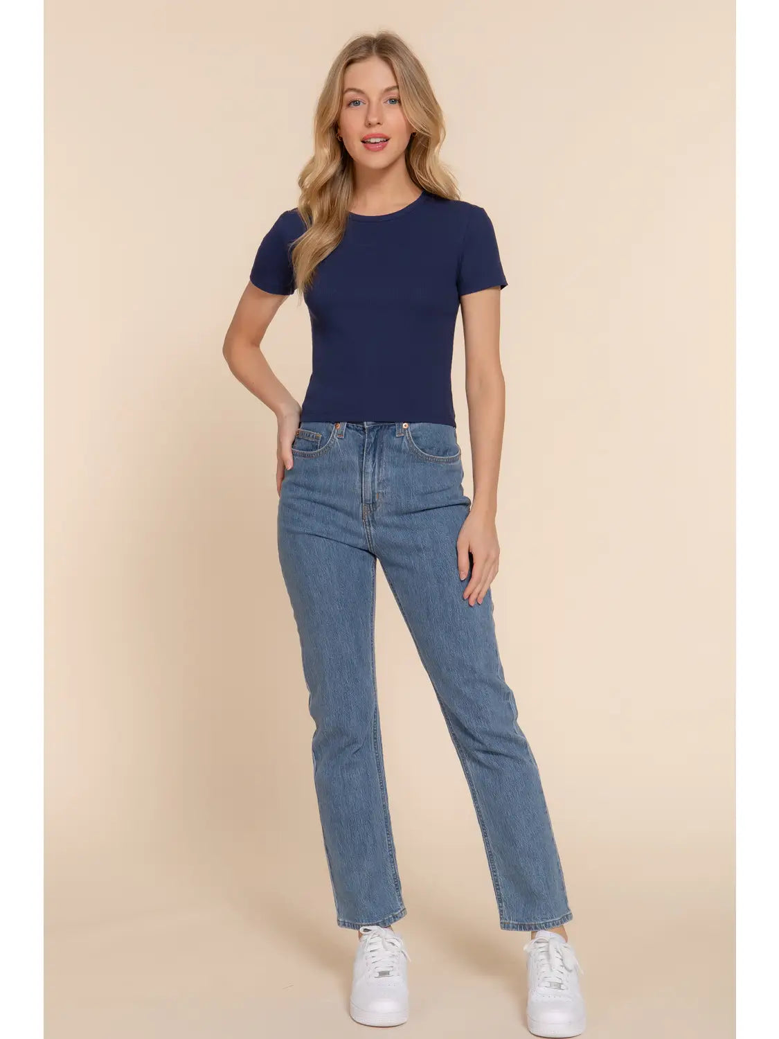 Go-To Ribbed Tee