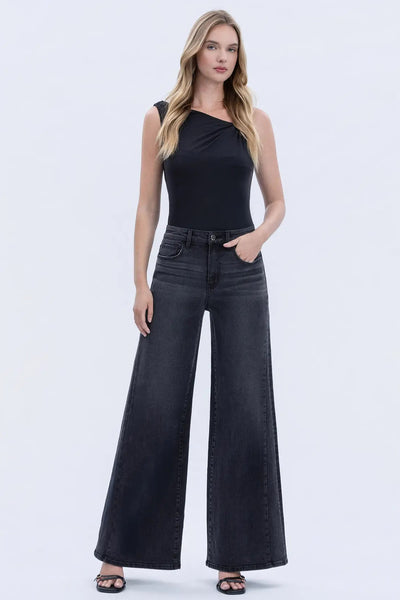 Super High Rise Full Length Palazzo Twist Jeans