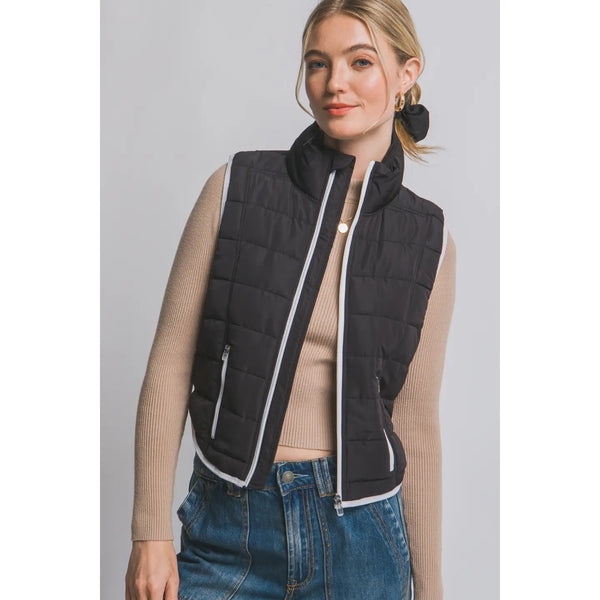 Quilted Puffer Vest