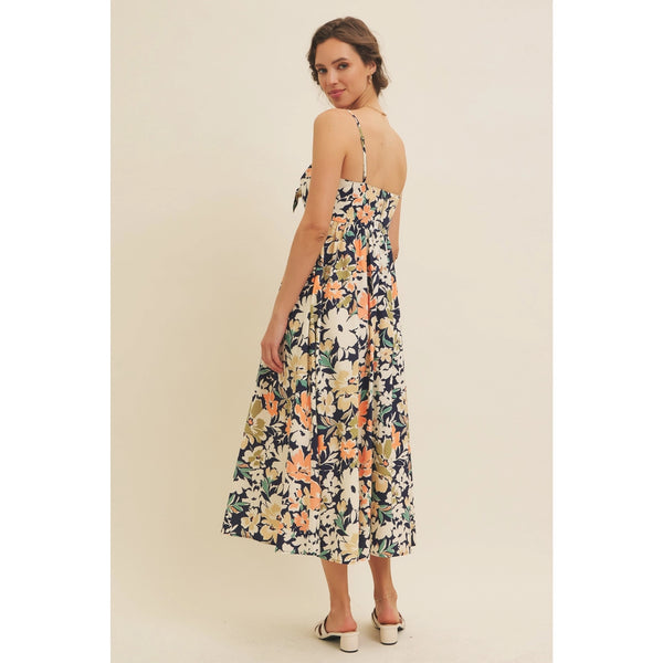 Cami Floral Print Midi Dress