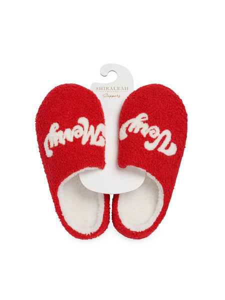 "Verry Merry" Slippers