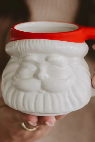 Red Hat Santa Coffee Mug